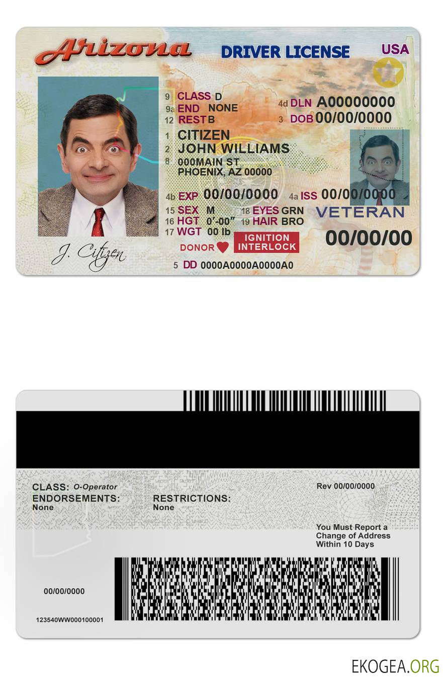 Usa Arizona template